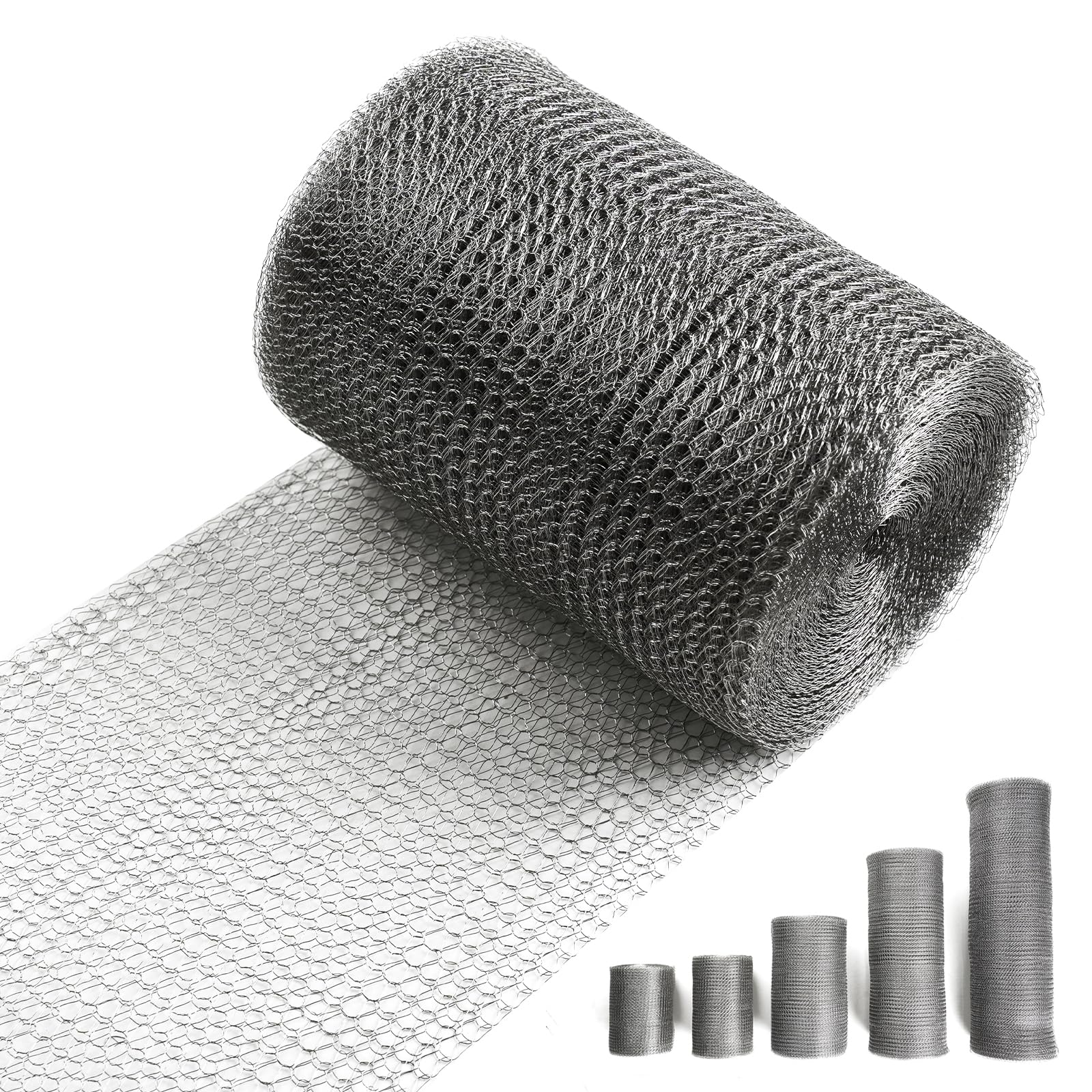 5" X 30 ft Wire Mesh Roll for Rodent Stainless Steel Mesh for Mice | Stainless S