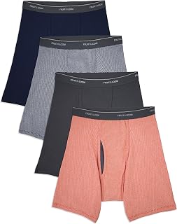 Fruit of the Loom Men's No Ride Up Boxer Brief