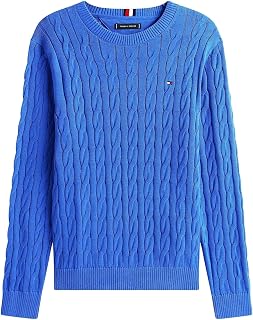 Tommy Hilfiger Men's Iconic Cable Knit Sweater 2024 Collection