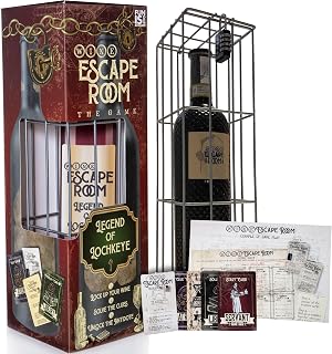 Boxer Gifts Escape Room Game - Wine Bottle Puzzle Box for Adults - Unusual Gifts for Men & Women
