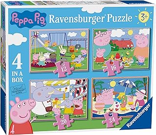 Ravensburger Children Puzzles Peppa Pig 4 in a Box - Ages 3+