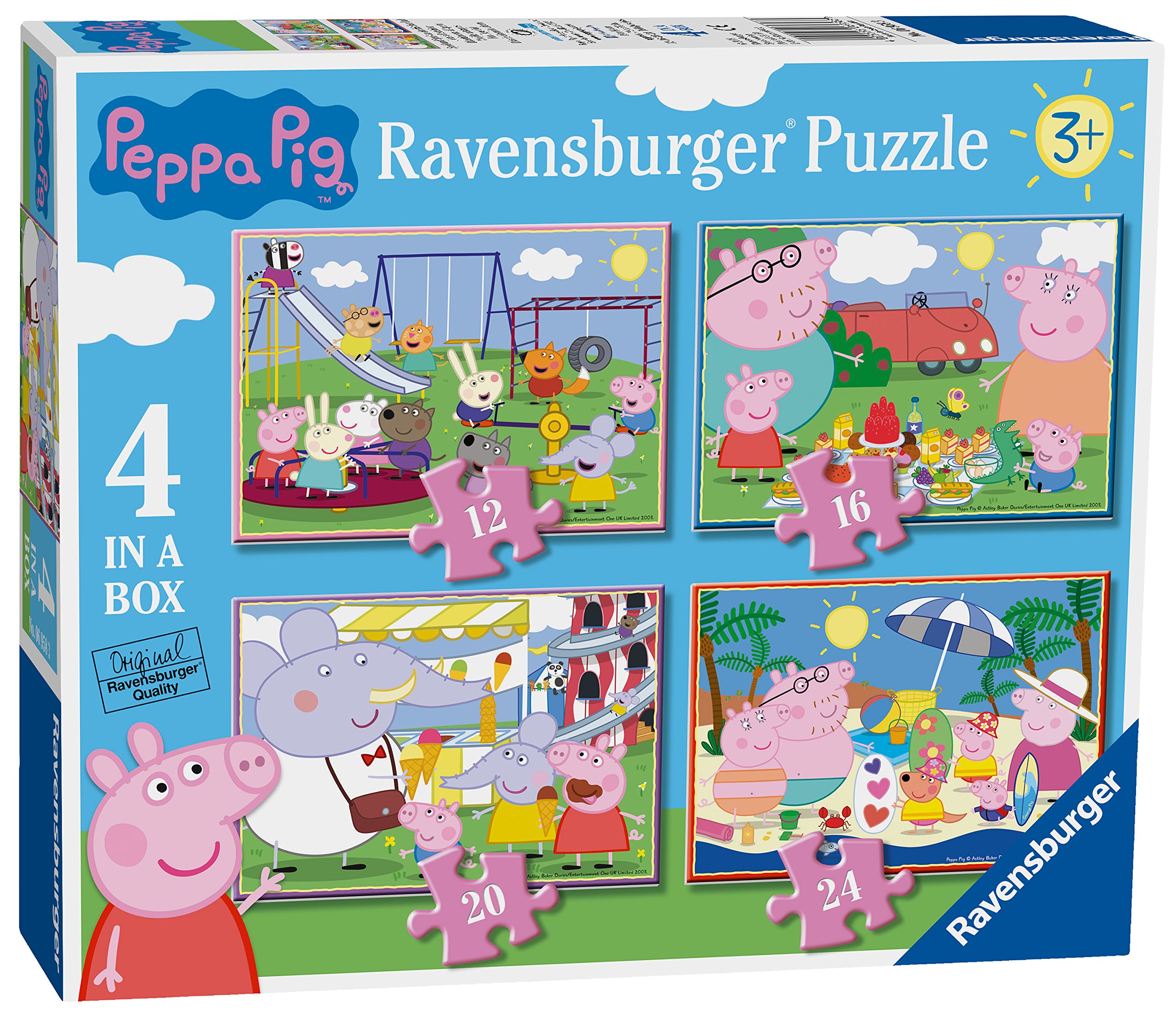Ravensburger Children Puzzles Peppa Pig 4 in a Box - Ages 3+