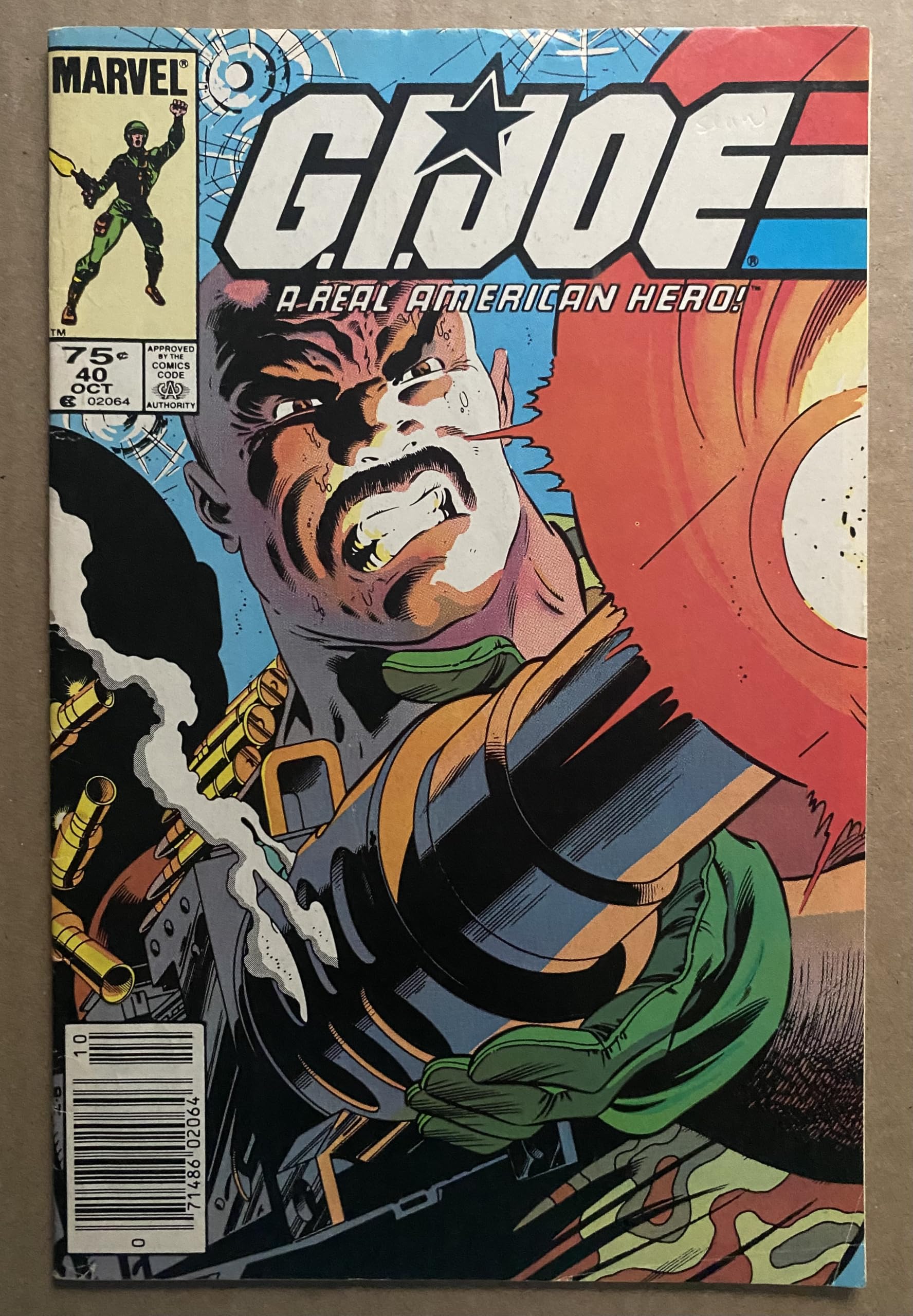 GI Joe #40 1985 Comic Book First Appearance of Shipwreck, Barbecue & Lamprey