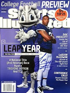 Trevone Boykin TCU HORNED FROGS autographed Sports Illustrated magazine 8/10/15