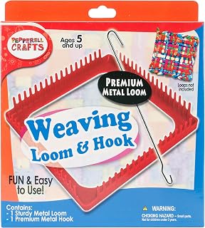 Pepperell Metal Loom &amp; Hook Set, Azalea Pink