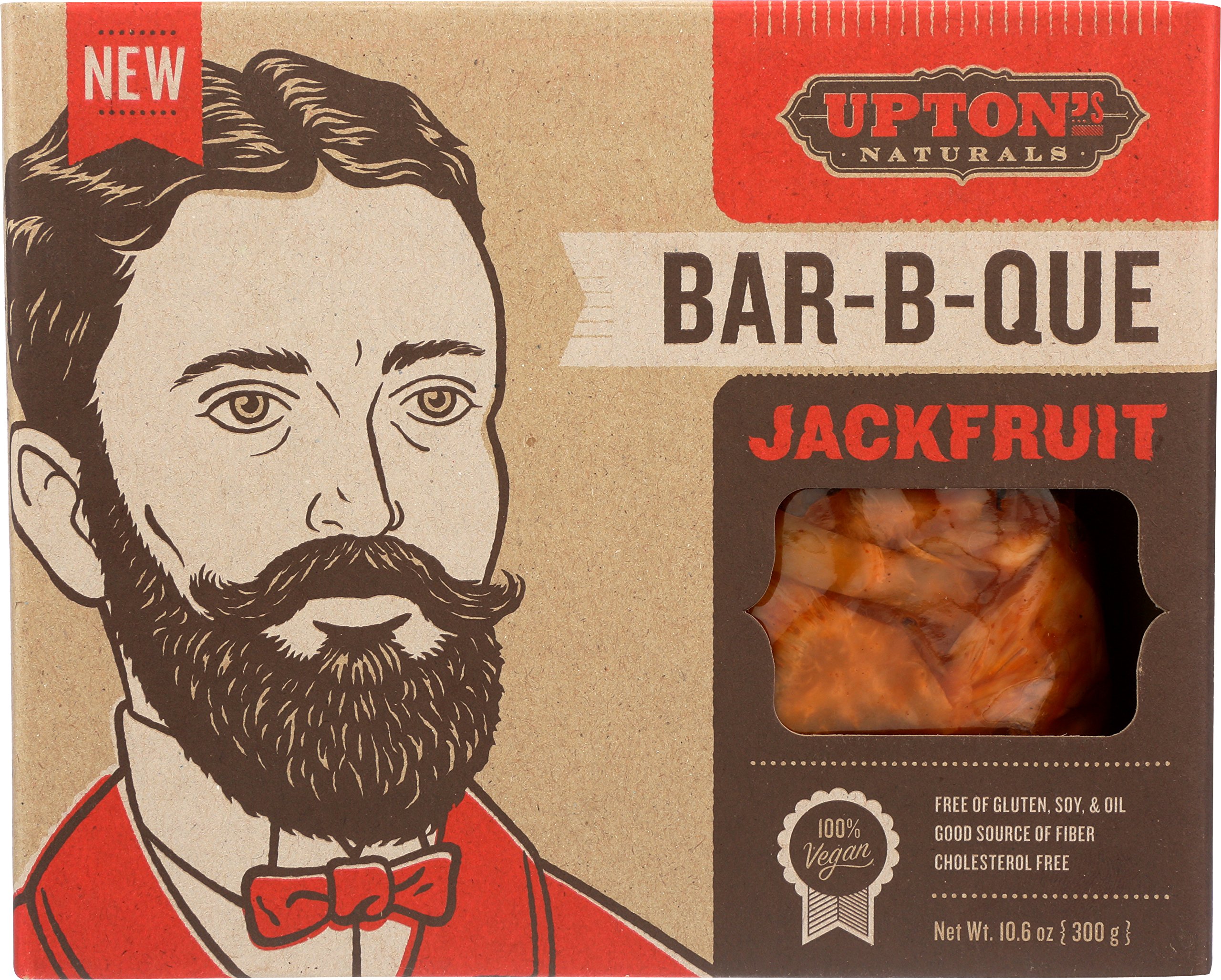 Upton’s Naturals Jackfruit - 10.6 oz boxes (Pack of 10) (Bar-B-Que)
