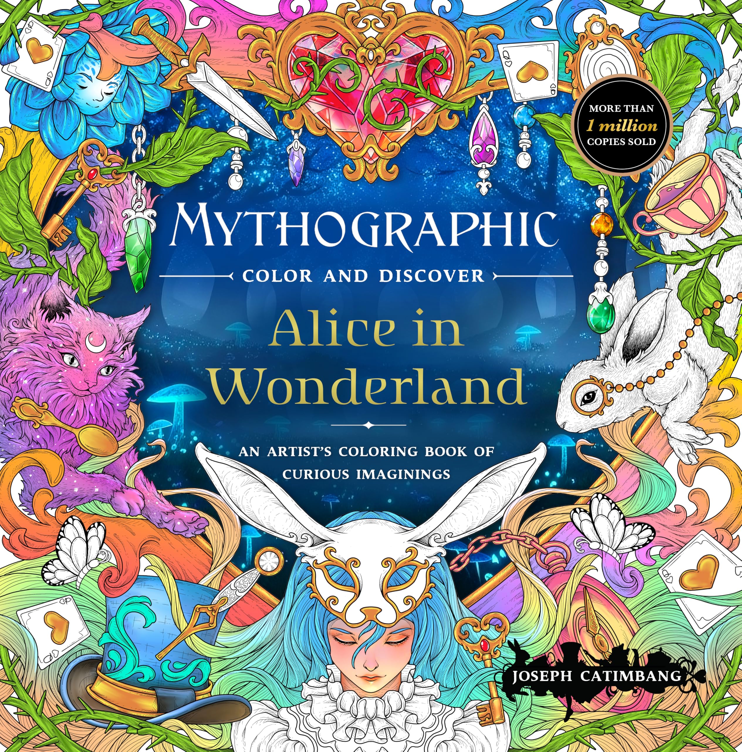 Mythographic Color and Discover: Alice in Wonderland: An Artist’s Coloring Book 