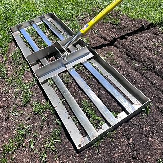 Rocklin® 30" Lawn Leveling Rake — Heavy Duty Landscape Leveler