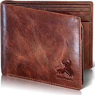 BULL GUARD RFID Wallet For Men Premium Leather Bifold Wallet Western Brown