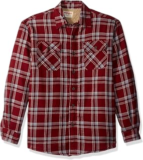 Wrangler Authentics Men's Long Sleeve Sherpa Lined Denim Shirt Jacket