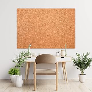 Manton Cork 24" x 36" x 1/2" Thick Cork Sheet, 100% Natural and Sustainable Cork Bulletin Boards. Perfect for Home, School, and Office