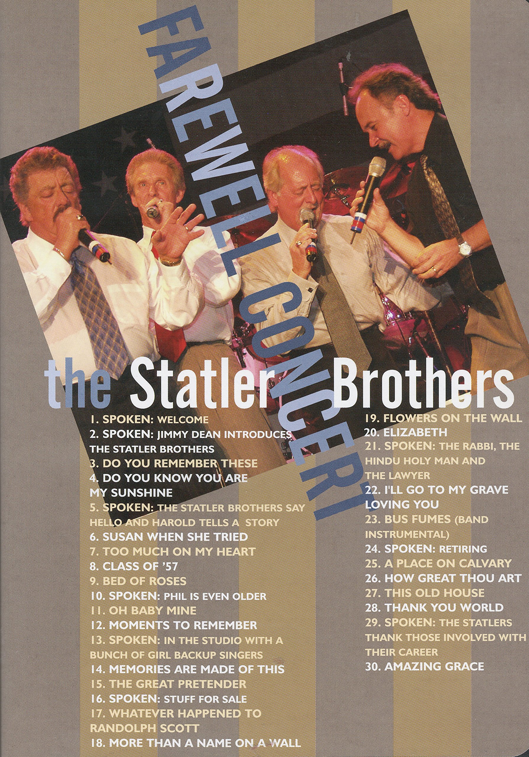 The Statler Brothers: Farewell Concert [DVD]