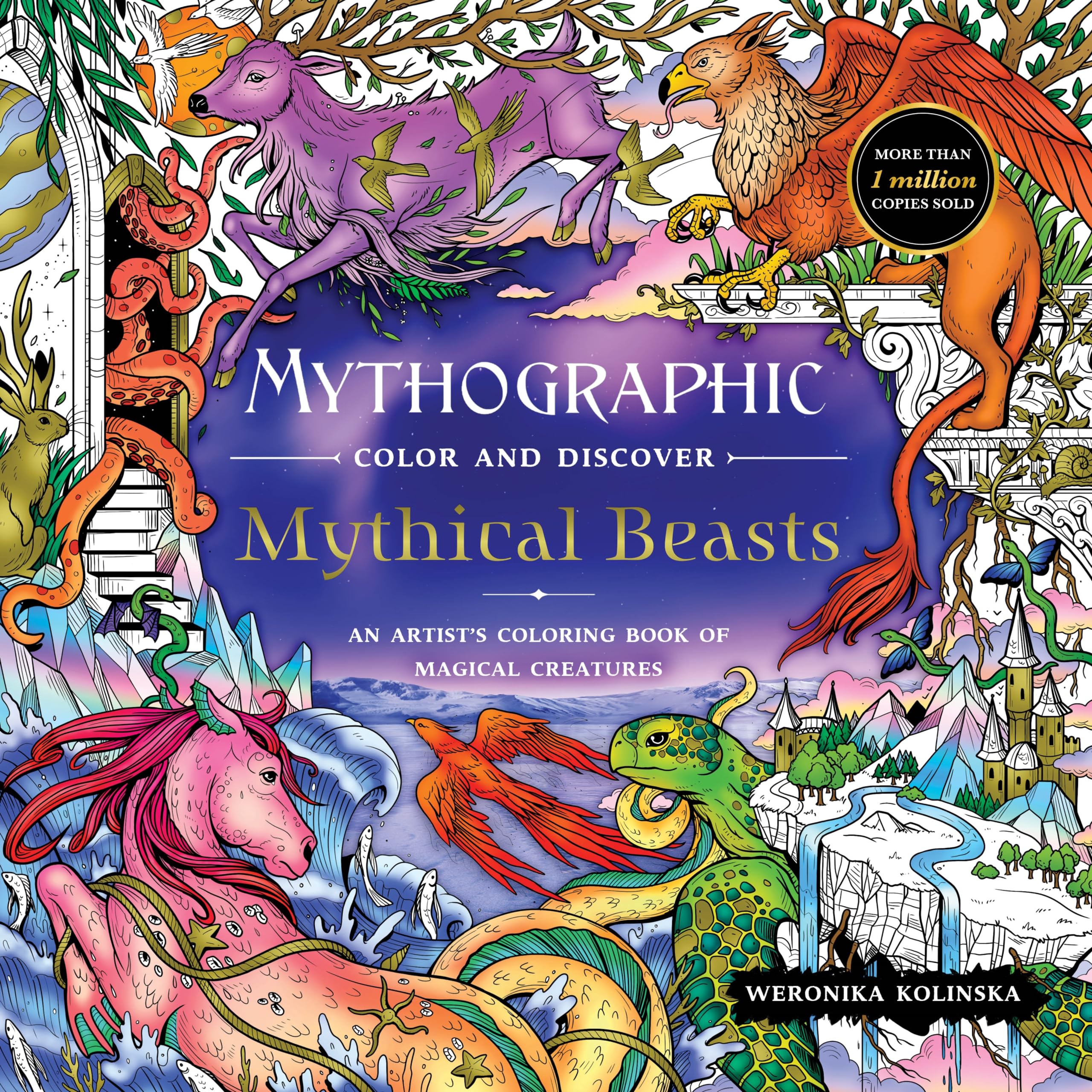 Mythographic Color and Discover: Mythical Beasts: An Artist’s Coloring Book of M