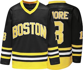 PRIMITAS Boston Happy Gilmore #18 Adam Sandler 1996 Movie Ice Hockey Jersey Stitched Letters and Numbers XS-XXXL