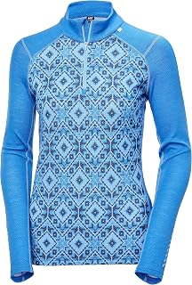 Helly Hansen LIFA Women's Merino Midweight Graphic Half Zip Thermal T-Shirt