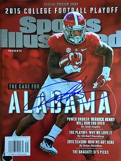 Derrick Henry ALABAMA CRIMSON TIDE Heisman Trophy autographed Sports Illustrated magazine 12/24/15