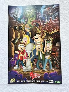 AMERICAN DAD - 12"x18" Original Promo TV Poster SDCC 2023 HULU