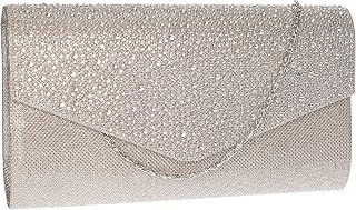 SwankySwans Montary Diamante, Clutch, Women's Shoulder Bag, One Size