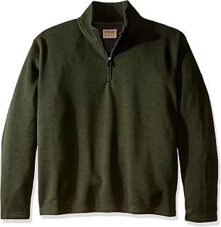 Wrangler Authentics Men's Long Sleeve Fleece Quarter-zip