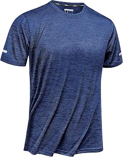TACVASEN Men's Sports T-shirt, Sweat Absorbent, Quick Drying