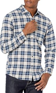 Amazon Essentials Men's Slim-Fit Long-Sleeve Flannel Shirt
