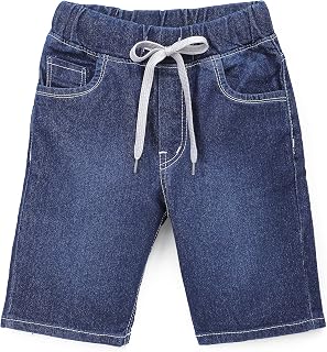 chopper club Boys' Denim Shorts, Regular Fit, Stretchable Denim