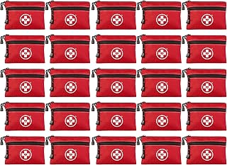 Swiss Safe 2-in-1 25 Pack Camping First Aid Kit for Travel & Car | 64 Piece for Home, Businesses & Survival, Bonus Mini First Aid Kit for Medical Emergency, Camping & Travel