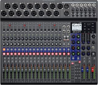 Zoom LiveTrak L-20 Digital Mixer & Multitrack Recorder, 20-Input/ 22-Channel SD Card Recorder, 22-in/4-out USB Audio Interface, 6 Customizable Outputs, Wireless iOS Control