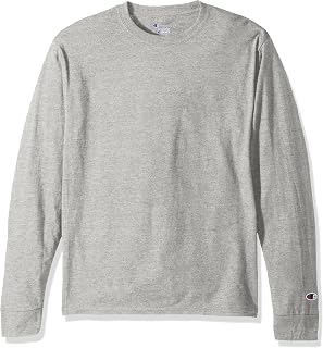 Champion Men's Cotton Long Sleeve Tee Shirt