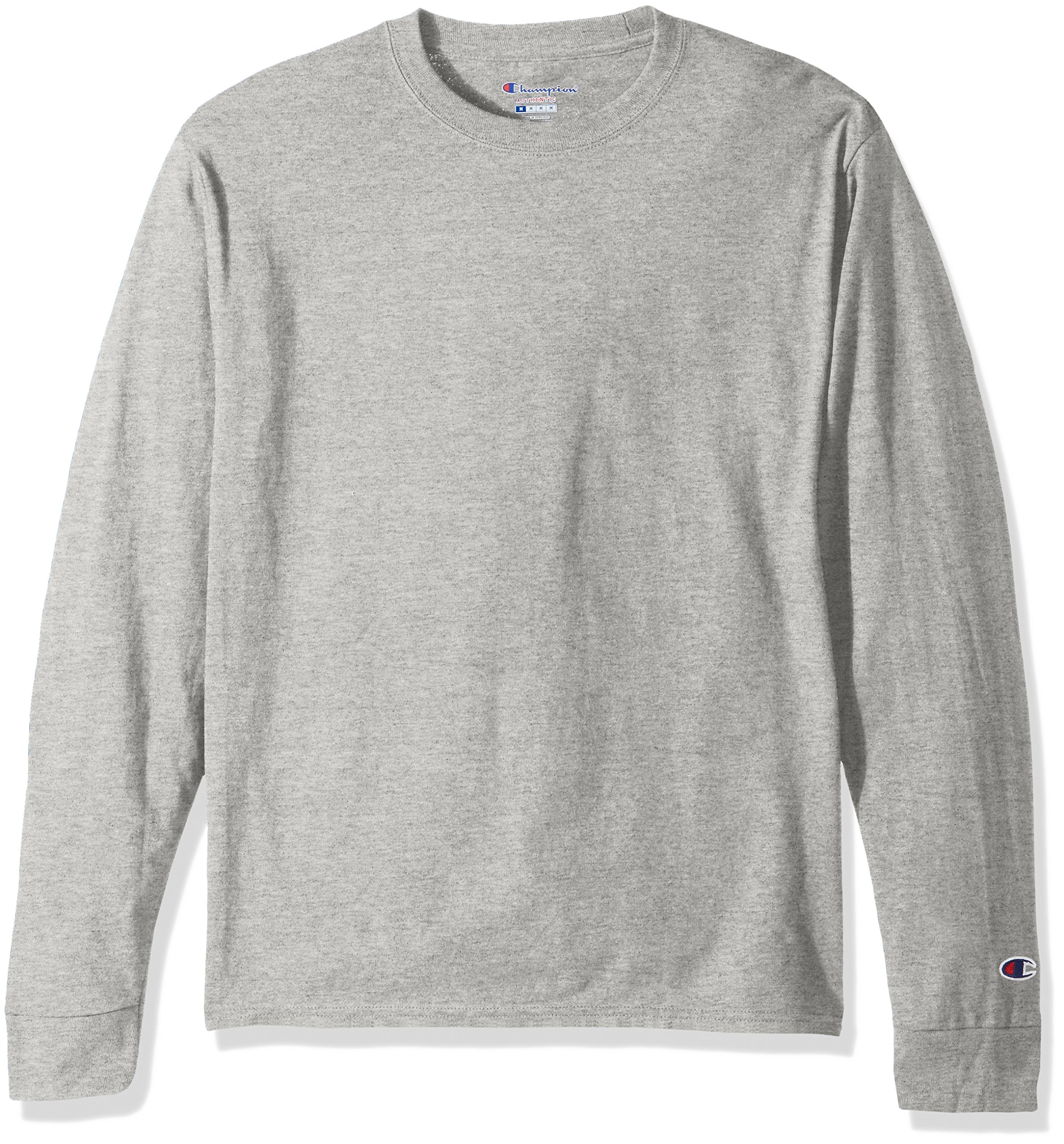 Champion Men's Cotton Long Sleeve Tee Shirt